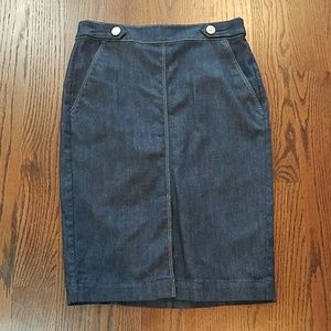 Ann Taylor denim skirt